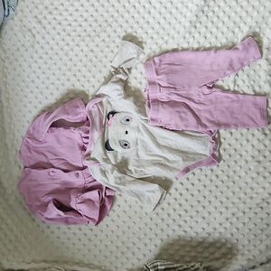 3-6 month 3 Piece Set Panda